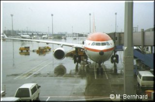 Abflug in M�nchen bei Regen