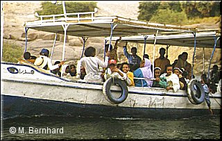 Typisches F�hrboot das luxuri�er als unseres war