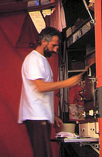 Busfahrer in der K�che